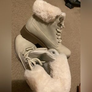 Esprit tan fur winter boots. Cute and comfortable and great for the winter.